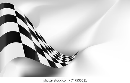 Checkered Flag Background Race Flag Design Stock Vector (Royalty Free ...