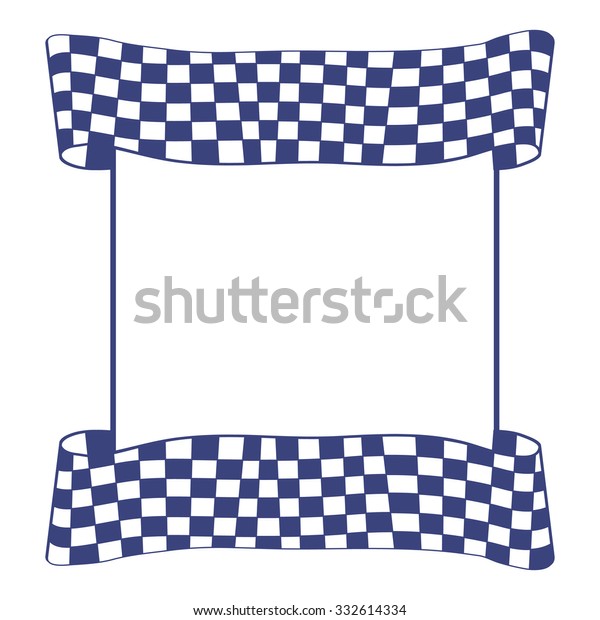 Checkered flag\
banner