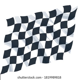 Checkered flag Circuit race flag