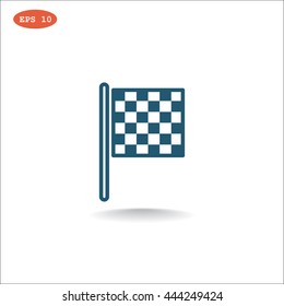 Checkered Flag Icon. 