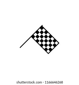 checkered flag icon. Element of car workshop icon for mobile concept and web apps. Thin line checkered flag icon can be used for web and mobile