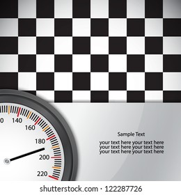 2,775 Checkered flag with speedometer Images, Stock Photos & Vectors ...