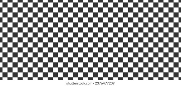Checkered flag Race flag pattern, vector illustration background.