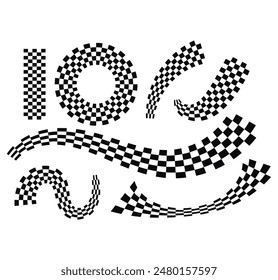 Checkered flag, race, sport finish, winner
