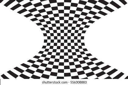 Checkered flag. Racing flag isolated on white.