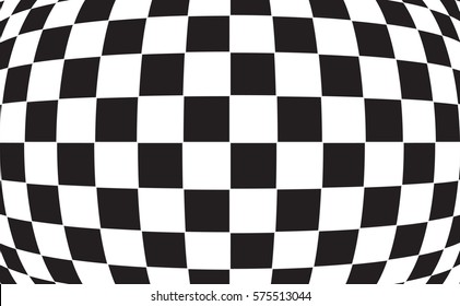 Checkered flag. Racing flag isolated on white.