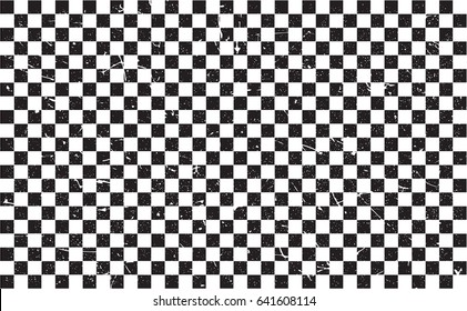 Checkered flag. Racing flag isolated on white.