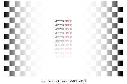 Checkered flag. Racing flag isolated on white.