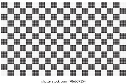 Checkered flag. Racing flag isolated on white.