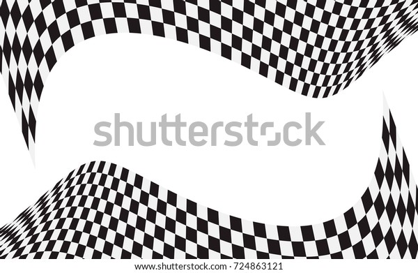 Checkered flag. Racing\
flag isolated on\
whit