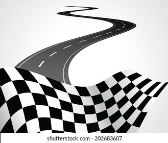 1,405 Checkered Flag Outline Images, Stock Photos & Vectors | Shutterstock