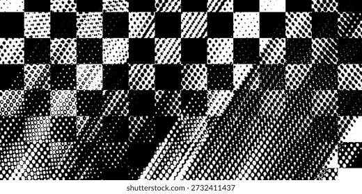 Checkered flag wave on white background design for sport race championship vector illustration.