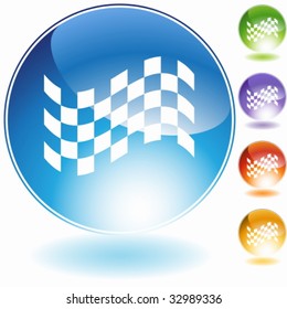 checkered flagcrystal