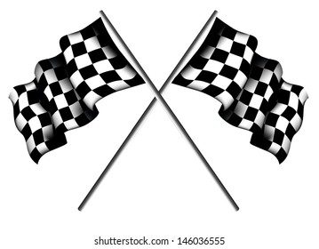 3,362 Two crossed checkered flags Images, Stock Photos & Vectors ...