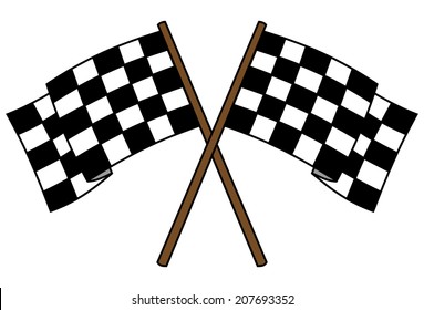 Racing Flags Stock Vector (Royalty Free) 208985839 | Shutterstock