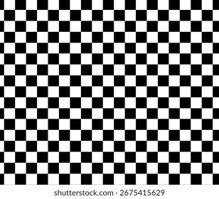 Checkered floor Black and white background for checker and chess illustration pattern vector