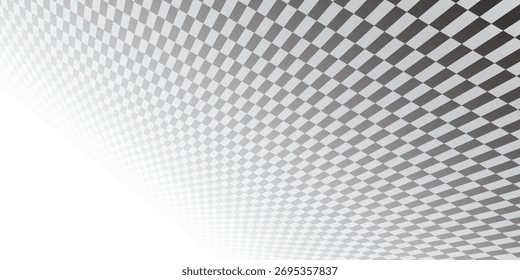 Marco a cuadros. Cuadrados en blanco y negro. ilustración moderna.