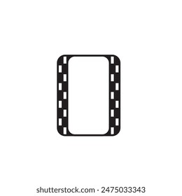 Checkered frame, border. Empty squarish picture, photo frame with squares design eps 10