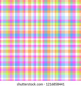 Checkered geometric wallpaper of the surface. Seamless pattern. Striped multicolored background. Vintage texture. Wrapping paper
