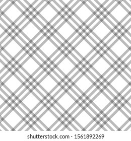 Checkered gray and white check pattern background,vector illustration,Gingham