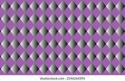 kariertes graues violettes Quadrat dunkel magenta