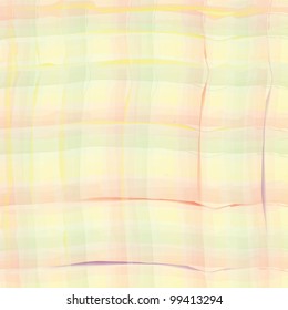 Checkered grunge watercolor seamless pattern