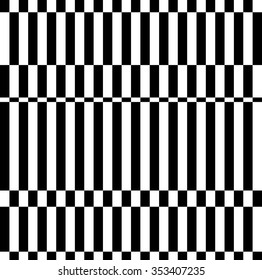 Checkered, irregular pattern. Abstract, monochrome vector texture.