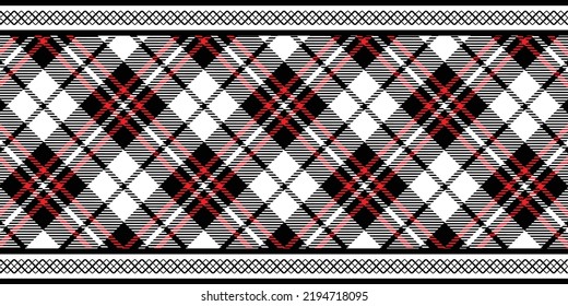 Checkered keffiyeh vector with geometric motif. Traditional Middle Eastern headdress. 
Red and black. Backgrounds and textures shop.