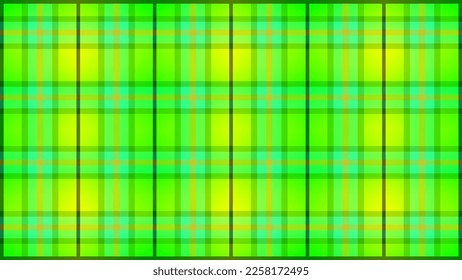 Checkered line vector abstract background design with green, yellow and sky blue color combination and colorful checkered line and black color