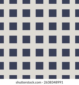 Checkered minimal pattern, squares, dusty blue and grey colors
