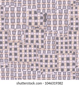 Checkered multicolored camouflage of square blocks. For fashion and stylish design.