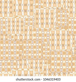 Checkered multicolored camouflage of square blocks. For fashion and stylish design.