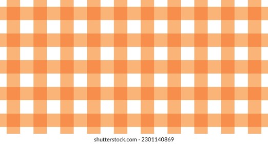 Orange-weißes kariertes Muster.