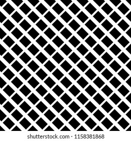 Checkered ornament. Repeated slanted rectangles abstract background. Geometric motif. Plaid surface texture. Grid digital paper, textile print, page fill. Simple seamless pattern. Vector art. 
