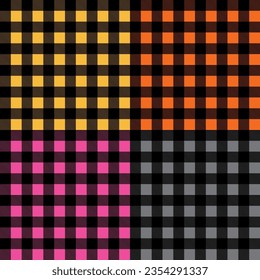 Checkered pattern, 4-color collection, seamless image, creative printing, screen printing, shirts, illustrations or background images of any kind.
Types of vector work