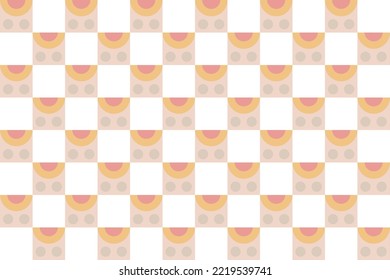 Checkered pattern, Aesthetic is a pattern of modified stripes consisting of crossed horizontal and vertical lines which form squares.