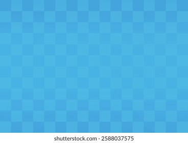 Checkered pattern background. Blue gradient. Retro design.