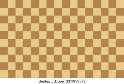 Checkered pattern background. Brown and gold. Geometric ethnic pattern seamless. seamless pattern. Design for fabric, curtain, background, carpet, wallpaper, clothing, wrapping, Batik, fabric,Vector 