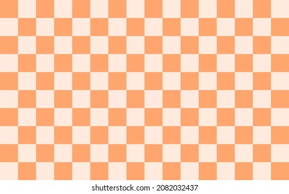 Checkered pattern background. Orange. Geometric ethnic pattern seamless. seamless pattern. Design for fabric, curtain, background, carpet, wallpaper, clothing, wrapping, Batik, fabric,Vector illustrat