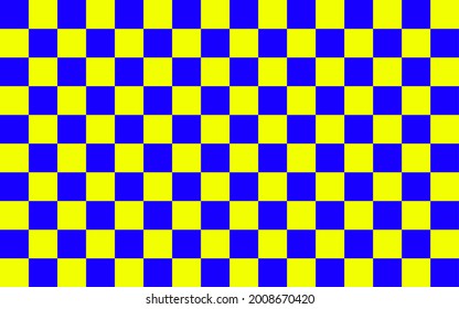 Checkered pattern background. yellow and blue. Geometric ethnic pattern seamless. seamless pattern. Design for fabric, curtain, background, carpet, wallpaper, clothing, wrapping, Batik, fabric,Vector 