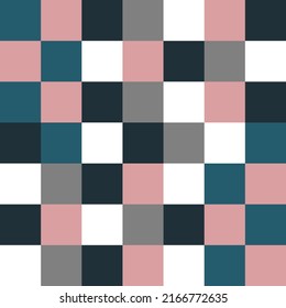 Checkered pattern backgrounds in modern vector illustration style. Modern graphic elements flat style. Trendy minimal design for logo or presentations concept