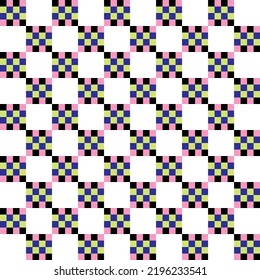 Checkered pattern design, fabric pattern, suit for clothing, clothing,ornament, decoration.