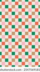 Checkered pattern design. Vector illustration.