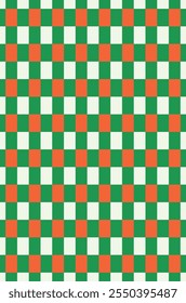 Design de padrão com xadrez. Ilustração vetorial.