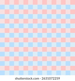 Checkered pattern, fabric pattern, gift wrapping paper , seamless pattern 