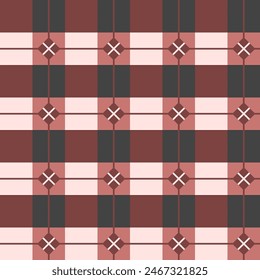 Checkered Pattern Gingham Plaid Fabric Design Print. Fashion Concept Clothing Pants Shirts Ethnic Multipurpose cloth Tablecloths Textile industry and more.