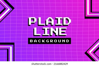 Líneas de patrón de cuadros en un fondo de gradiente abstracto de estilo minimalista moderno.