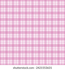 Checkered pattern in pink tones Seamless geometric pattern. Abstract textured background in pink tone,fabric carpet ornament native textile wallpaper, minimal vector illustration design.
