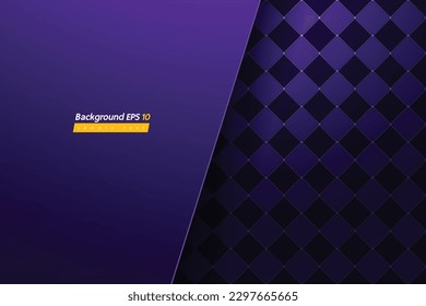 checkered pattern purple color background, luxury design, abstract royal banner template, geometric boutique backdrop mockup for website, stage, card