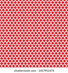 Checkered pattern tile background. White and Red